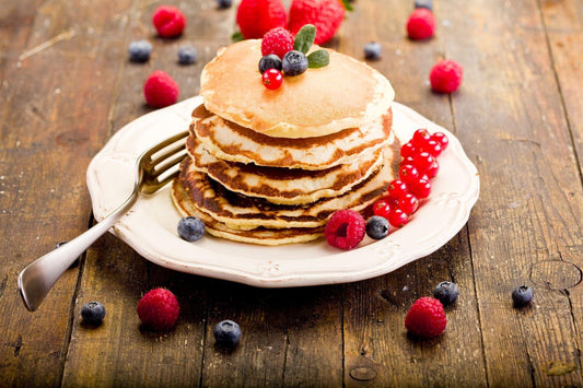Multi-Grain Banana Pancakes