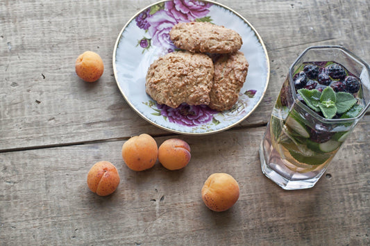 Almond & Oatmeal Thumbprint Cookies