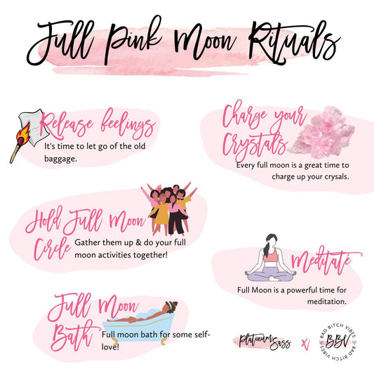 Full Pink Moon 2022 & Crystals