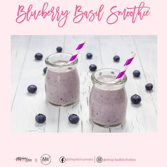 Blueberry Basil Smoothie
