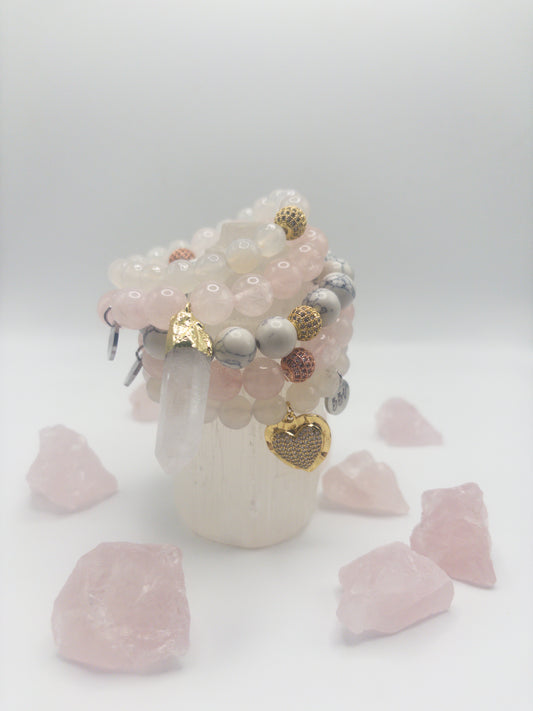 Love Me - Self Love Crystal Bracelet Set
