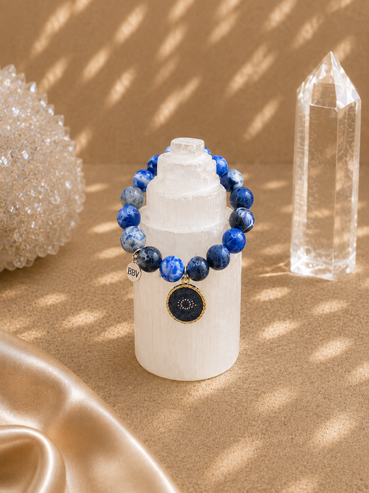 Sodalite Crystal Bracelet