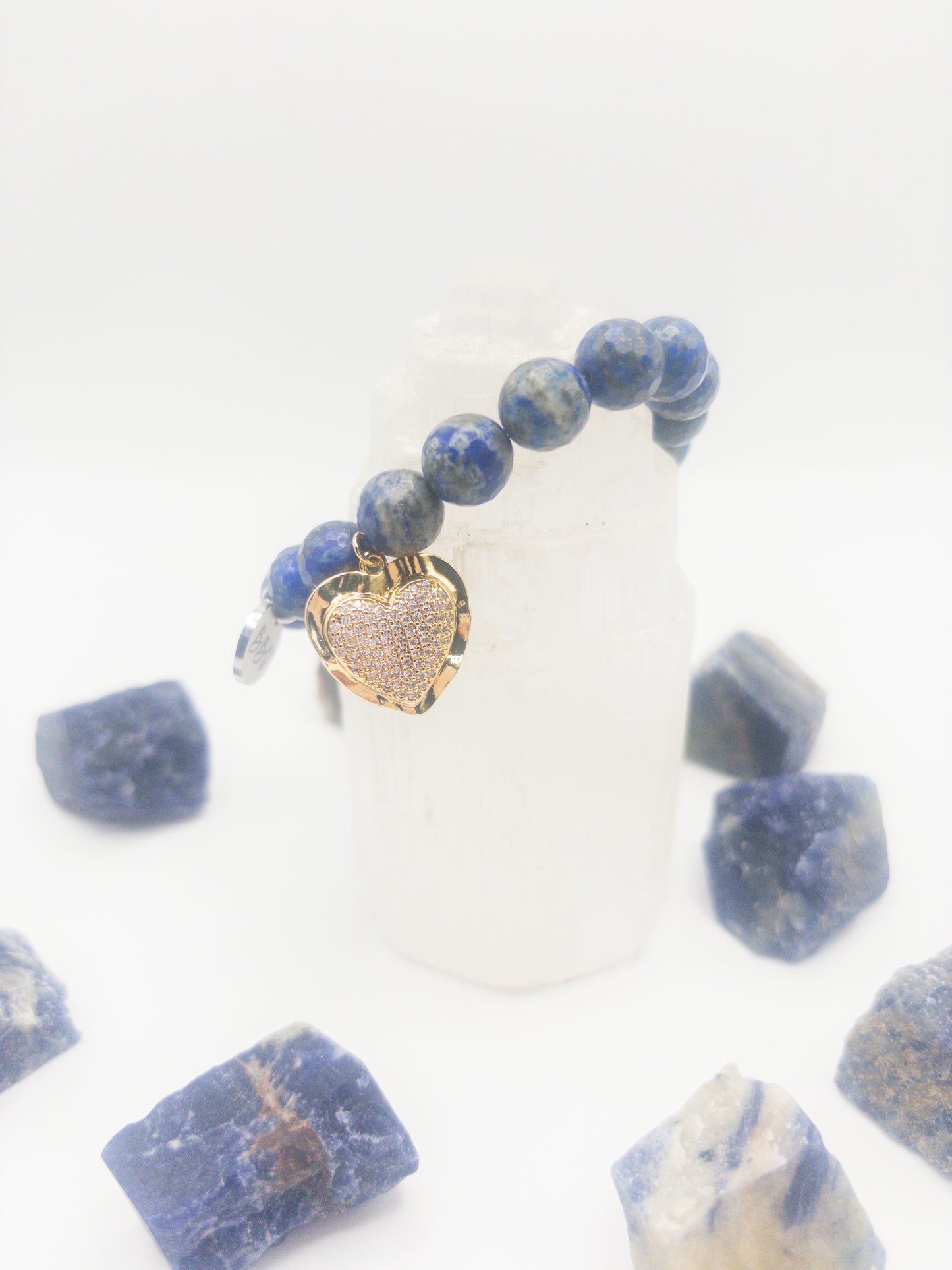 BBV Luxe Faceted Lapis Lazuli Crystal Bracelet
