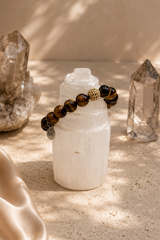Tiger’s Eye 10 mm Crystal Bracelet