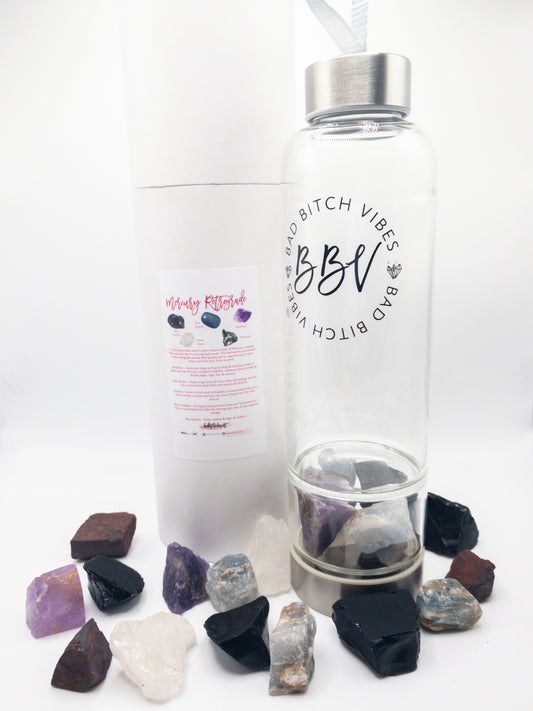 Mercury Retrograde Crystal Infused Water Bottle