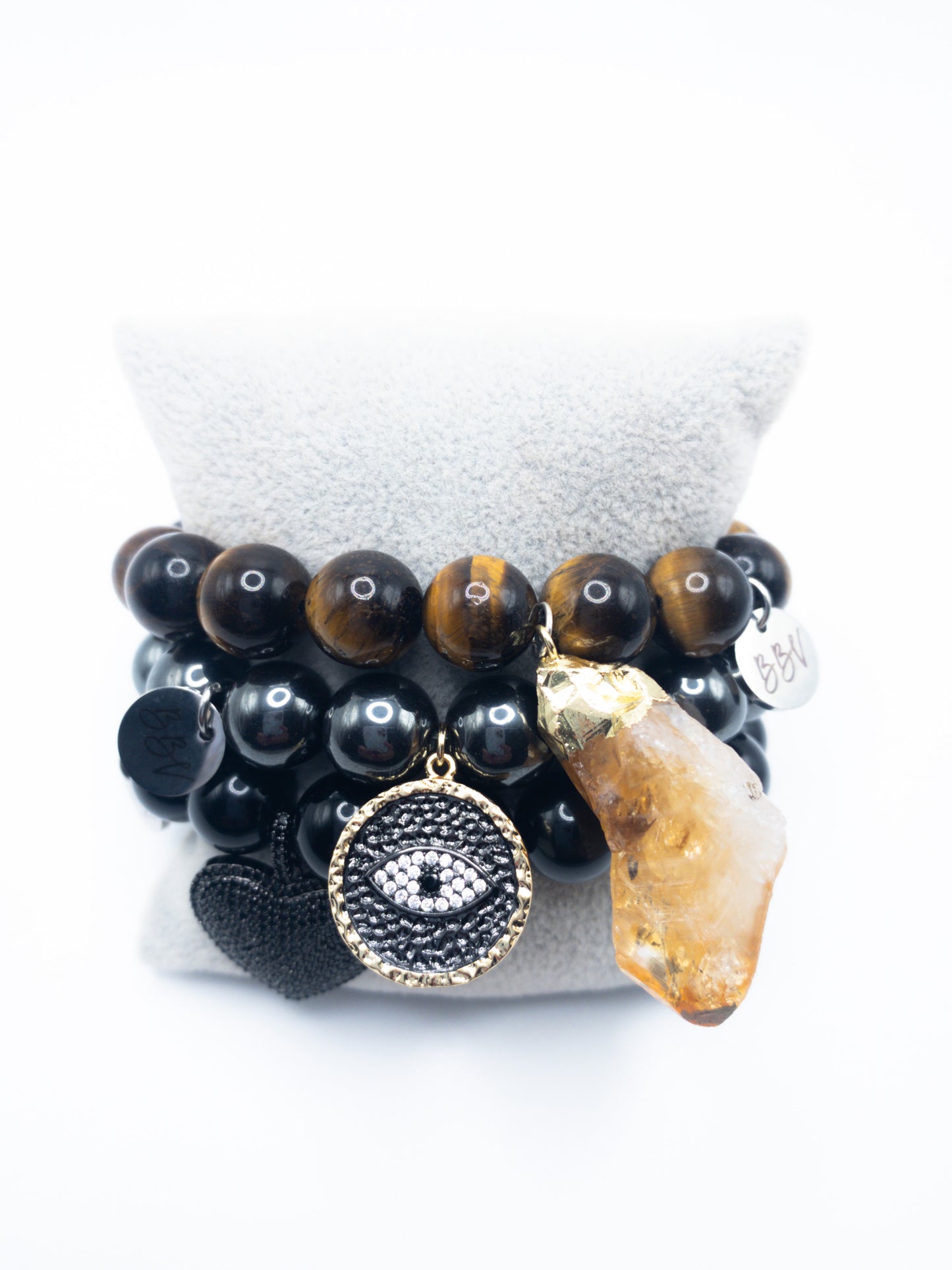 Gemini Zodiac Crystal Bracelet Stack
