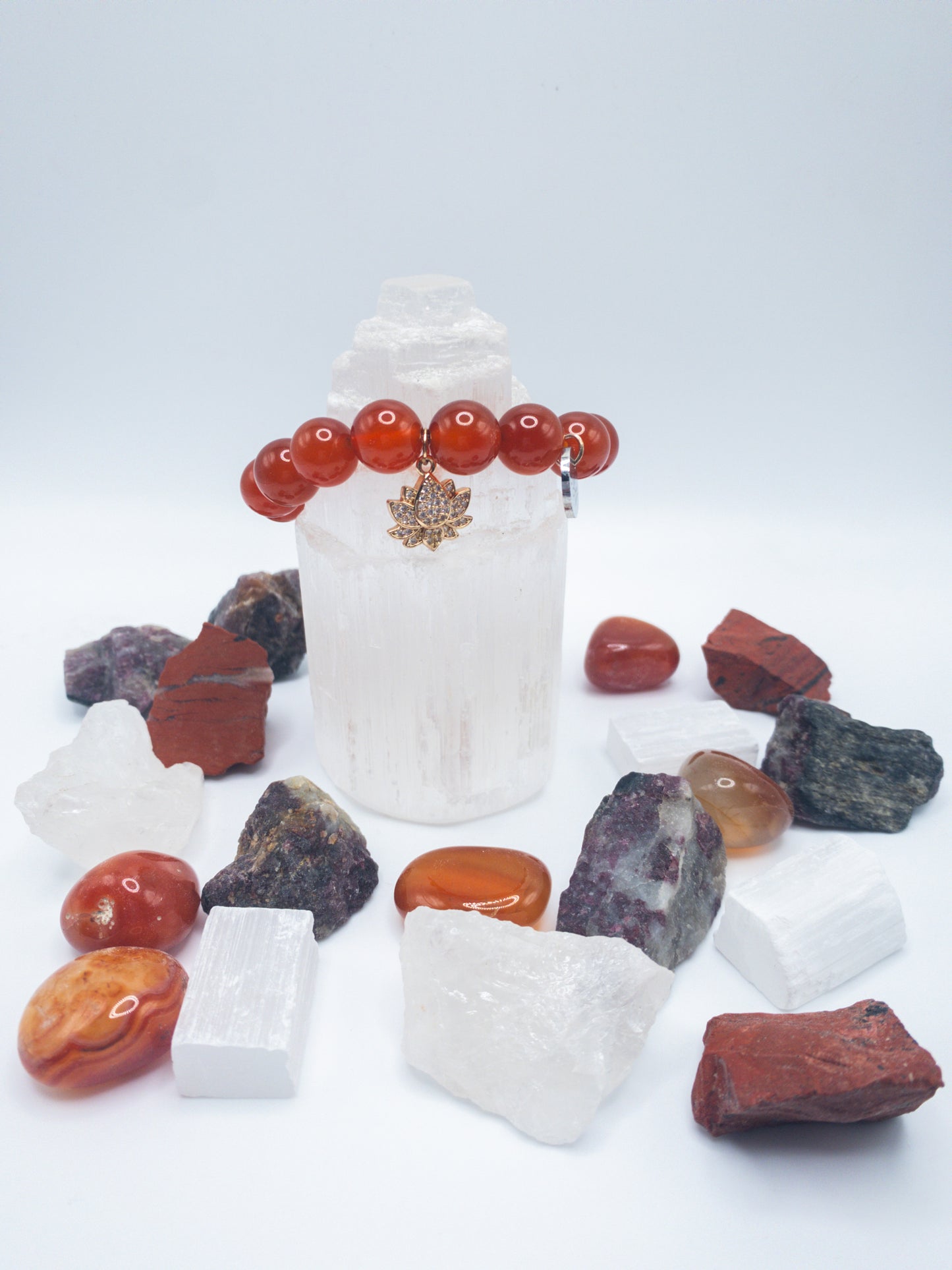Carnelian Crystal Bracelet