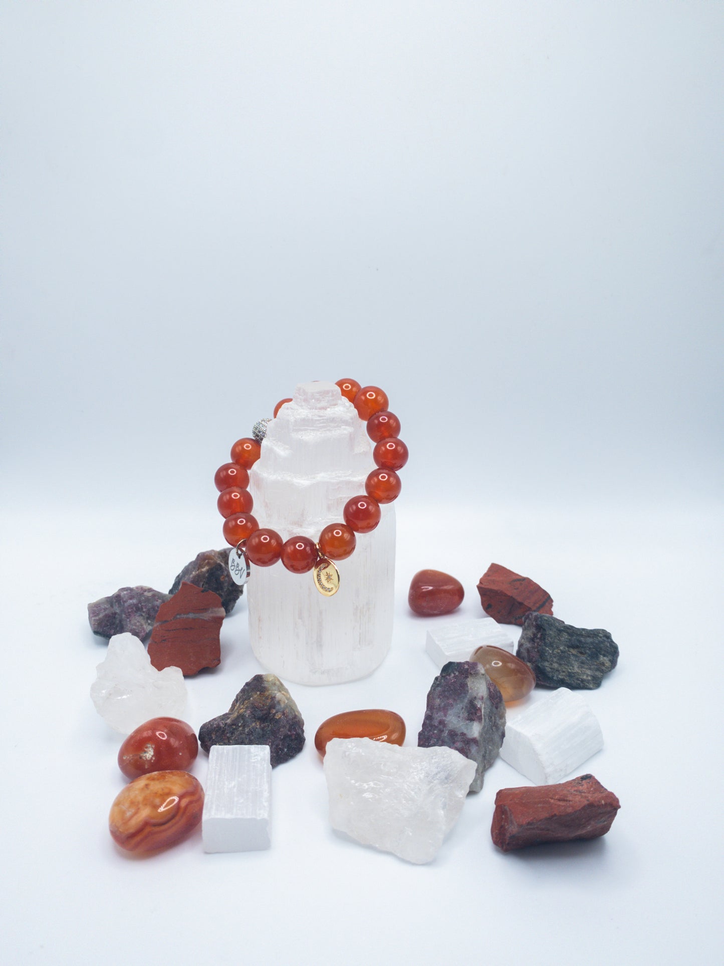 Carnelian Crystal Bracelet