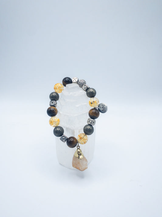 Feelin Lucky AF Crystal Bracelet