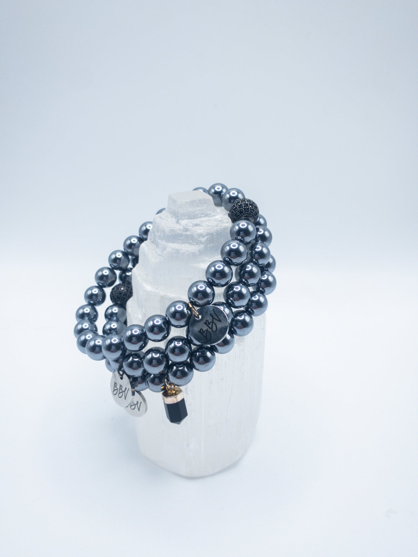 Shungite Crystal Bracelet Set