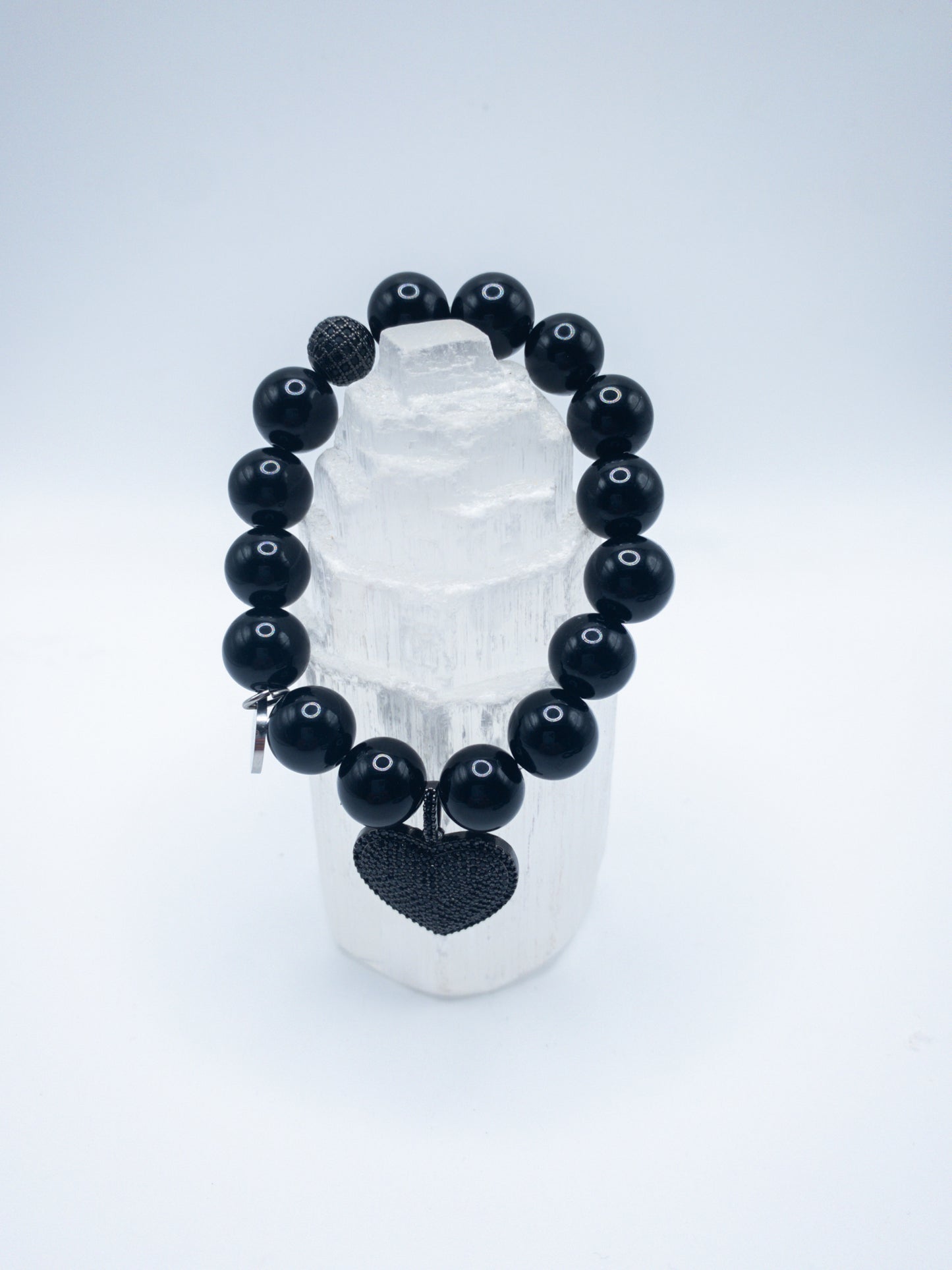 Black Tourmaline Crystal Bracelet