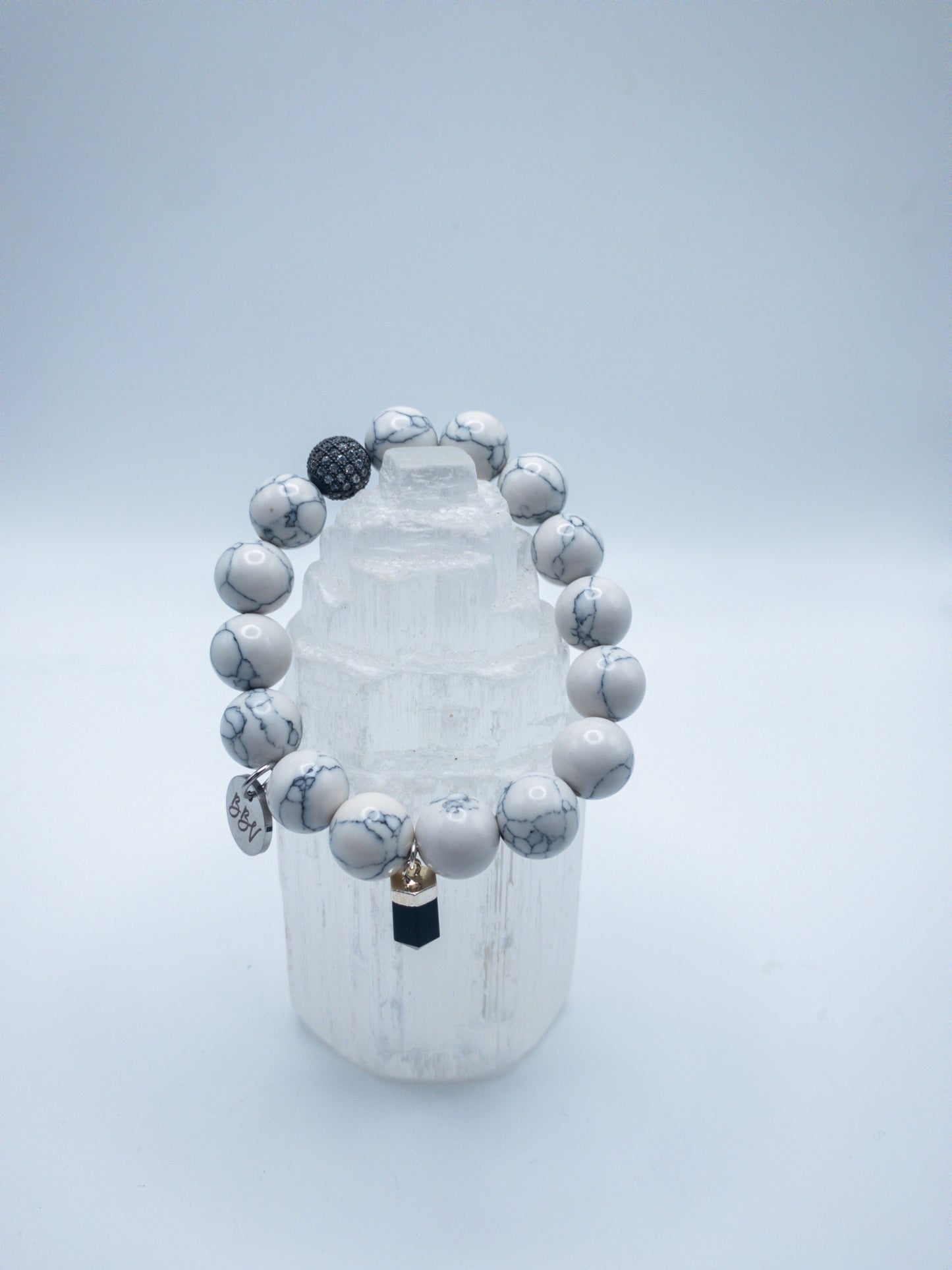 White Howlite Crystal Bracelet
