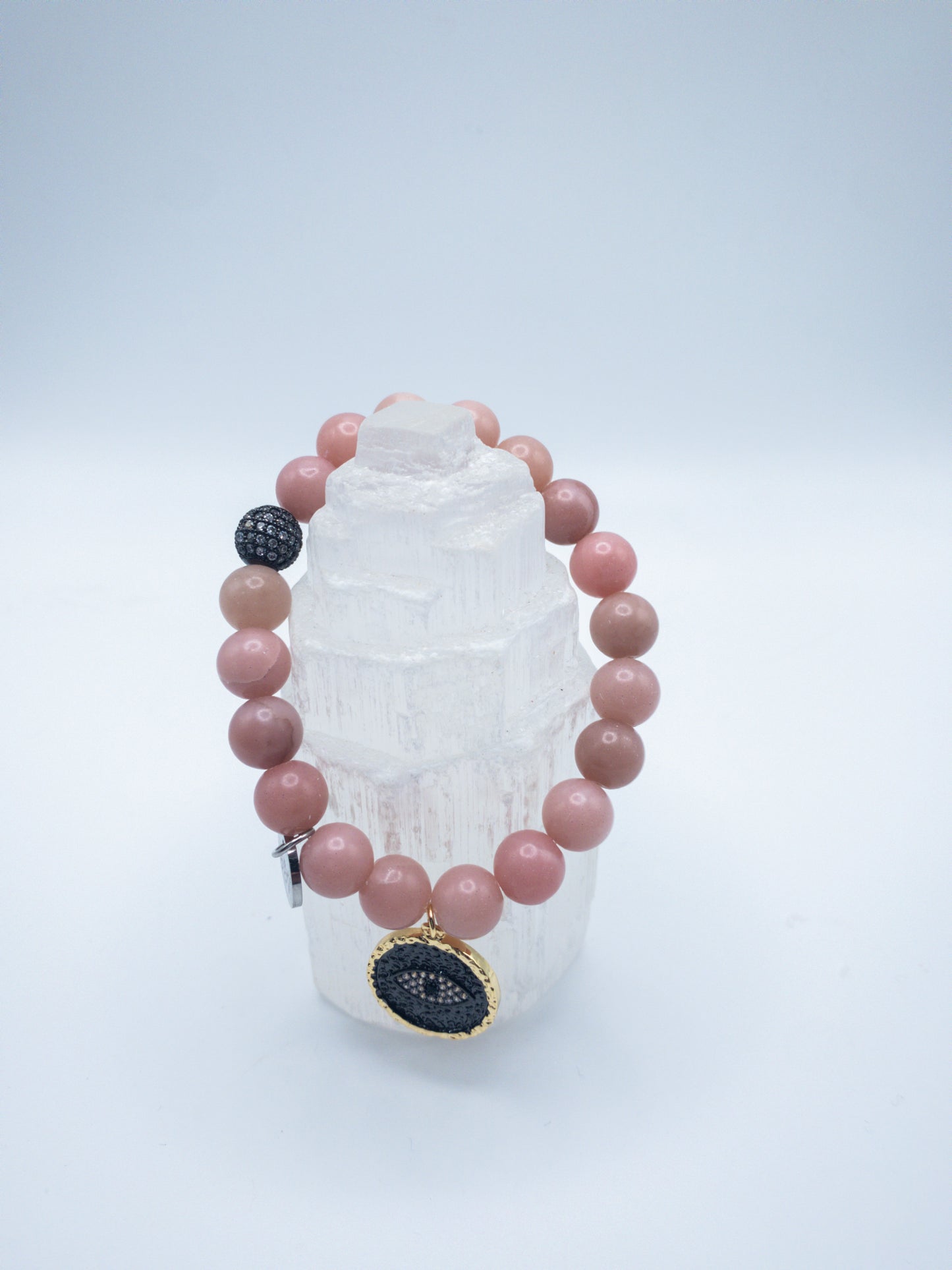 Pink Opal Crystal Bracelet