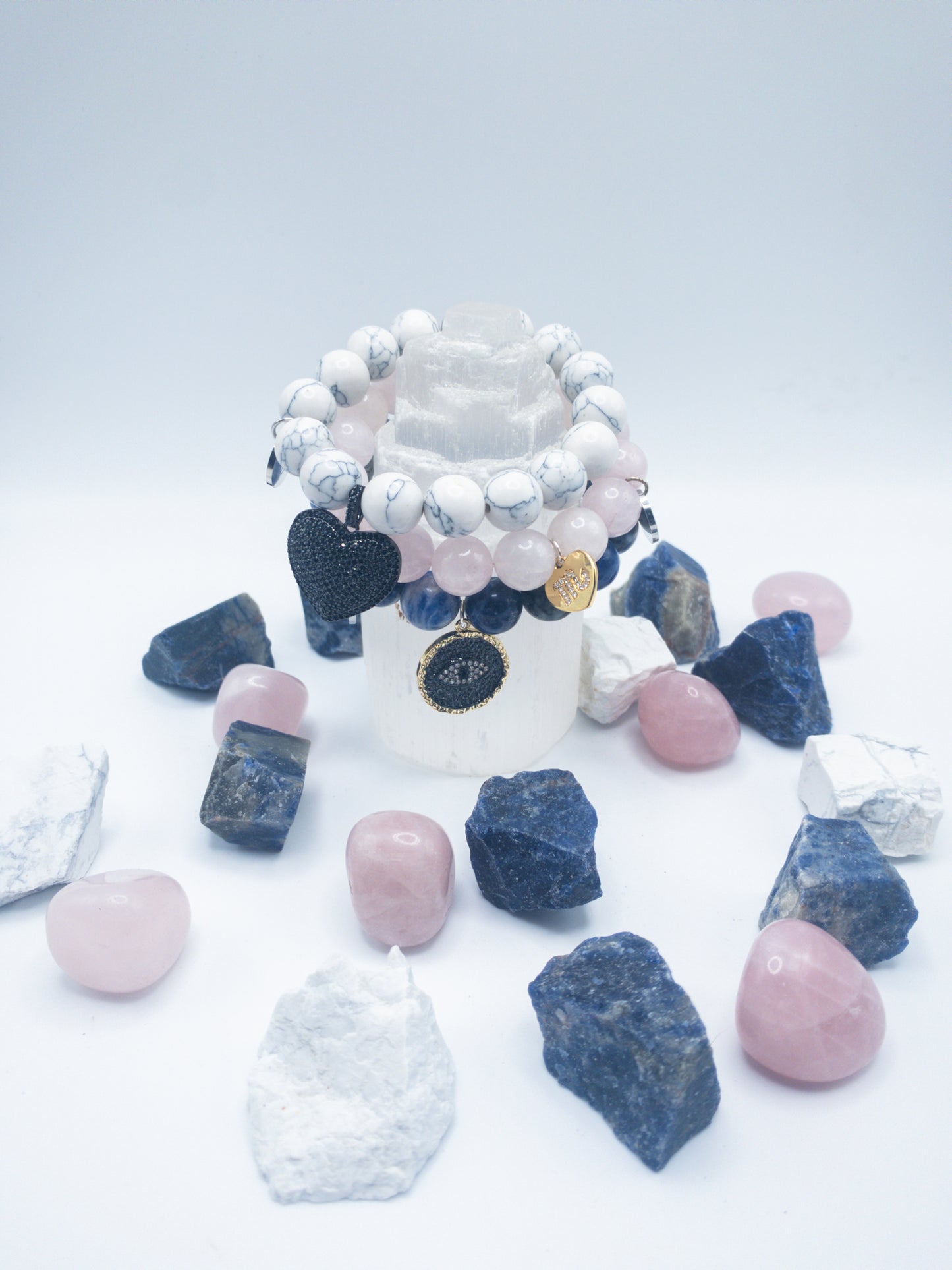 Scorpio Zodiac Crystal Bracelet Stack