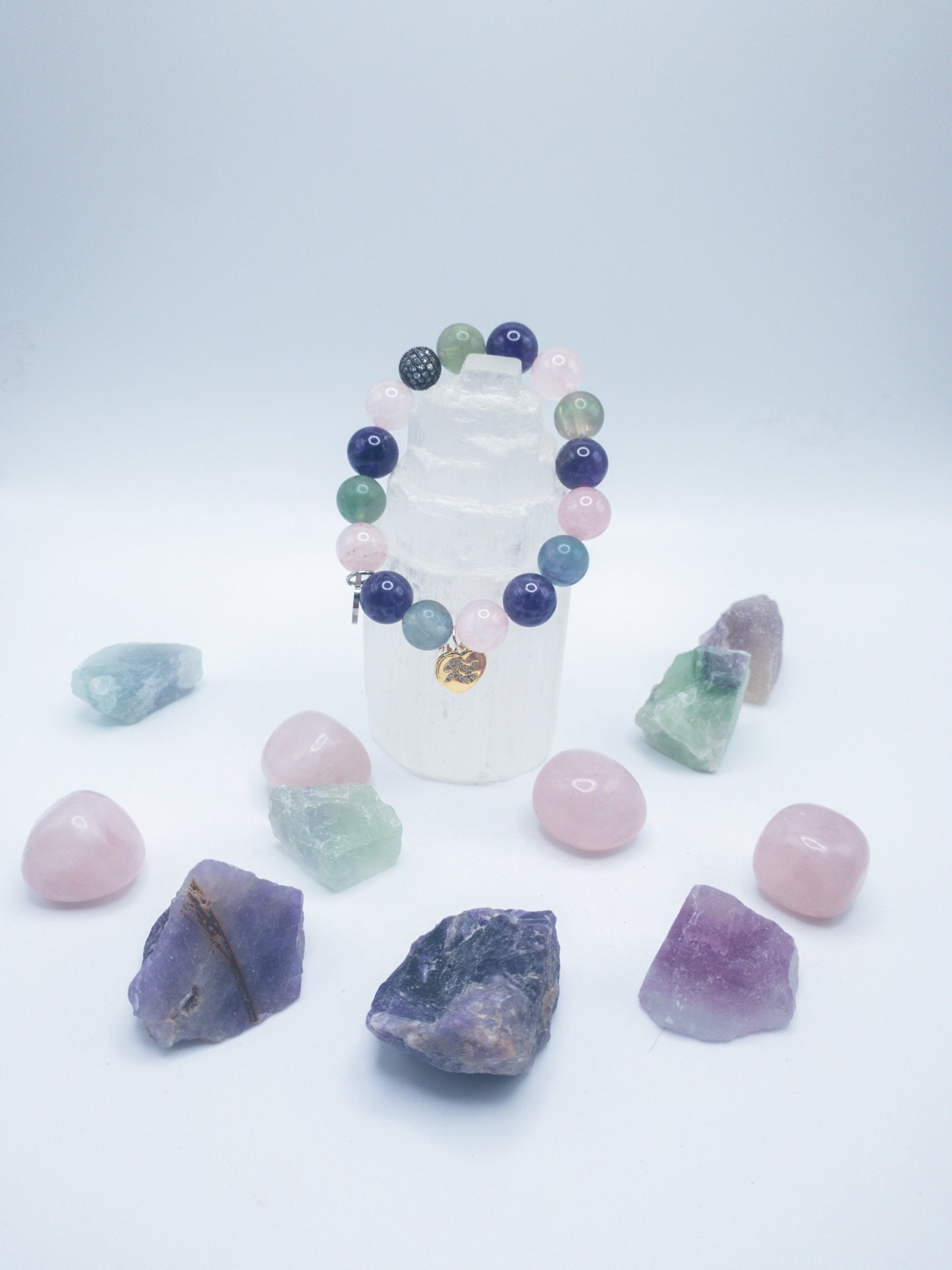 Aquarius Zodiac Crystal Bracelet