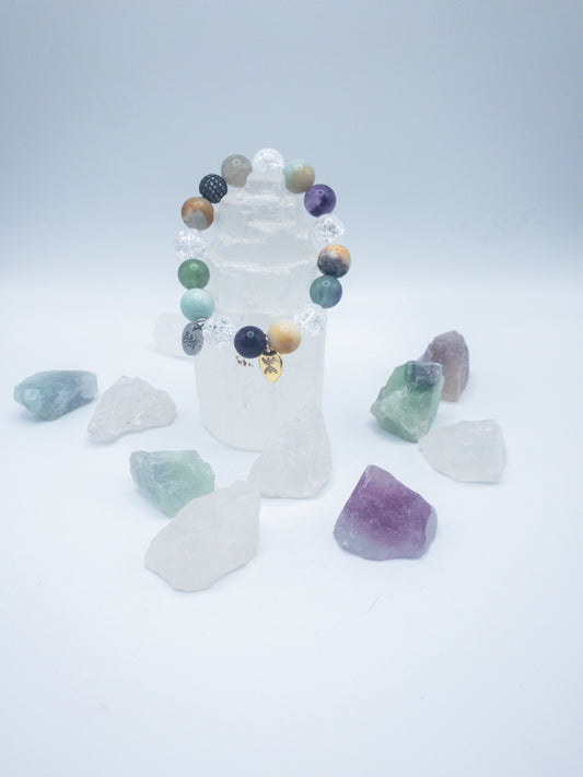 Pisces Zodiac Crystal Bracelet