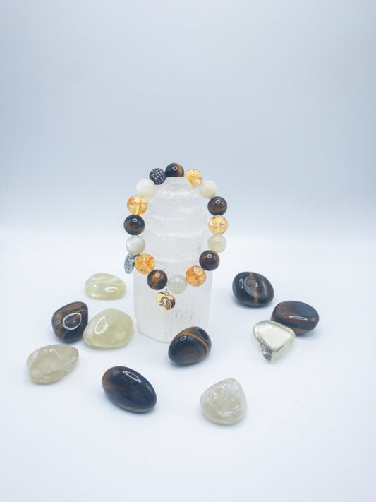 Libra Zodiac Crystal Bracelet