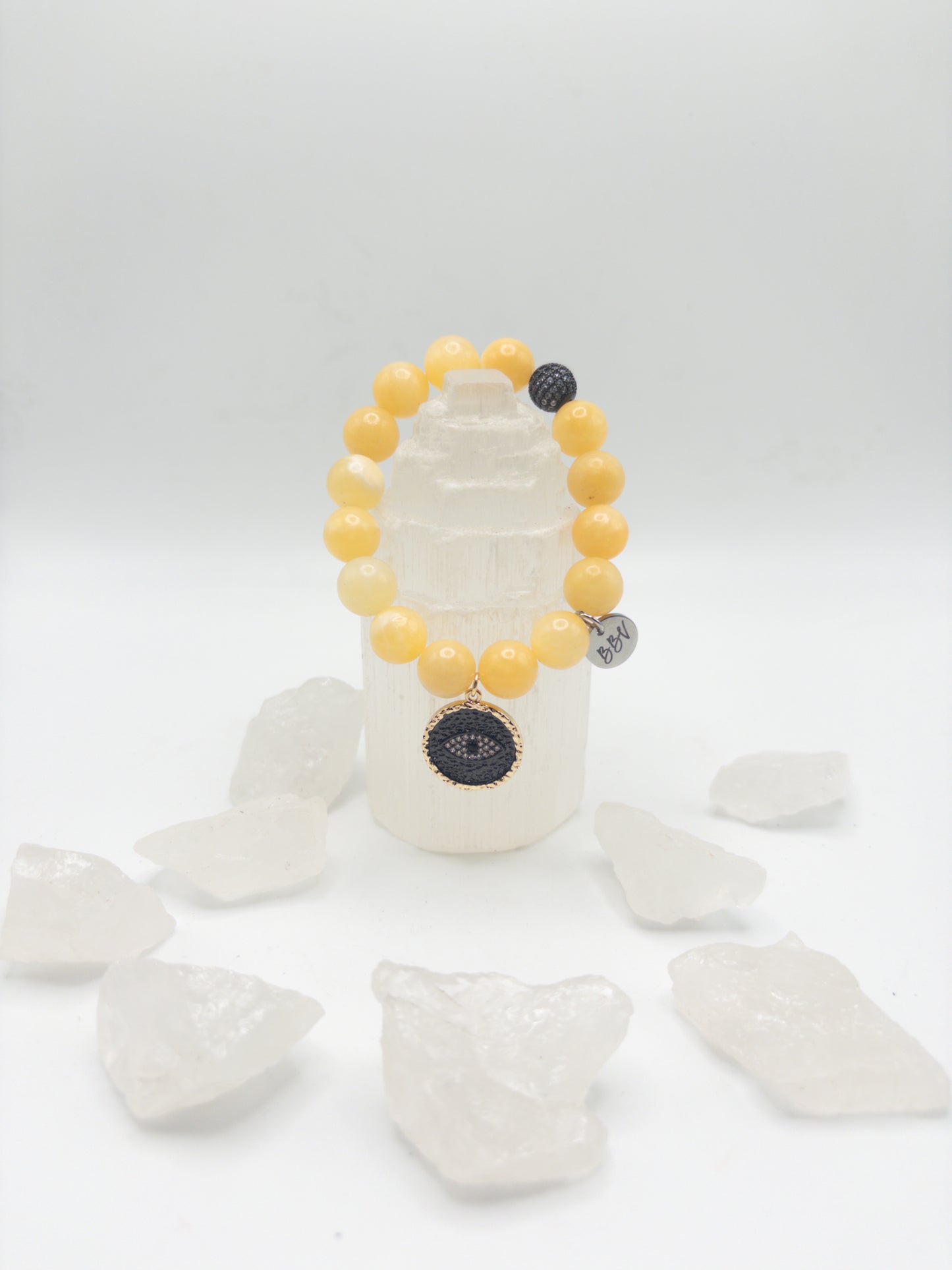 Yellow Jade Crystal Bracelet