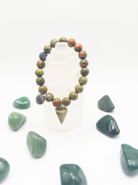 Unakite Crystal Bracelet