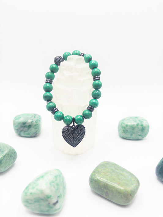 BBV Luxe Limited Edition Malachite Crystal Bracelet