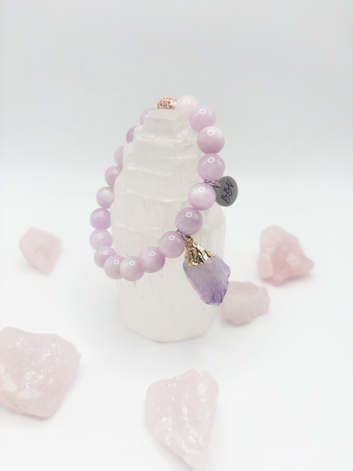 Kunzite Crystal Bracelet