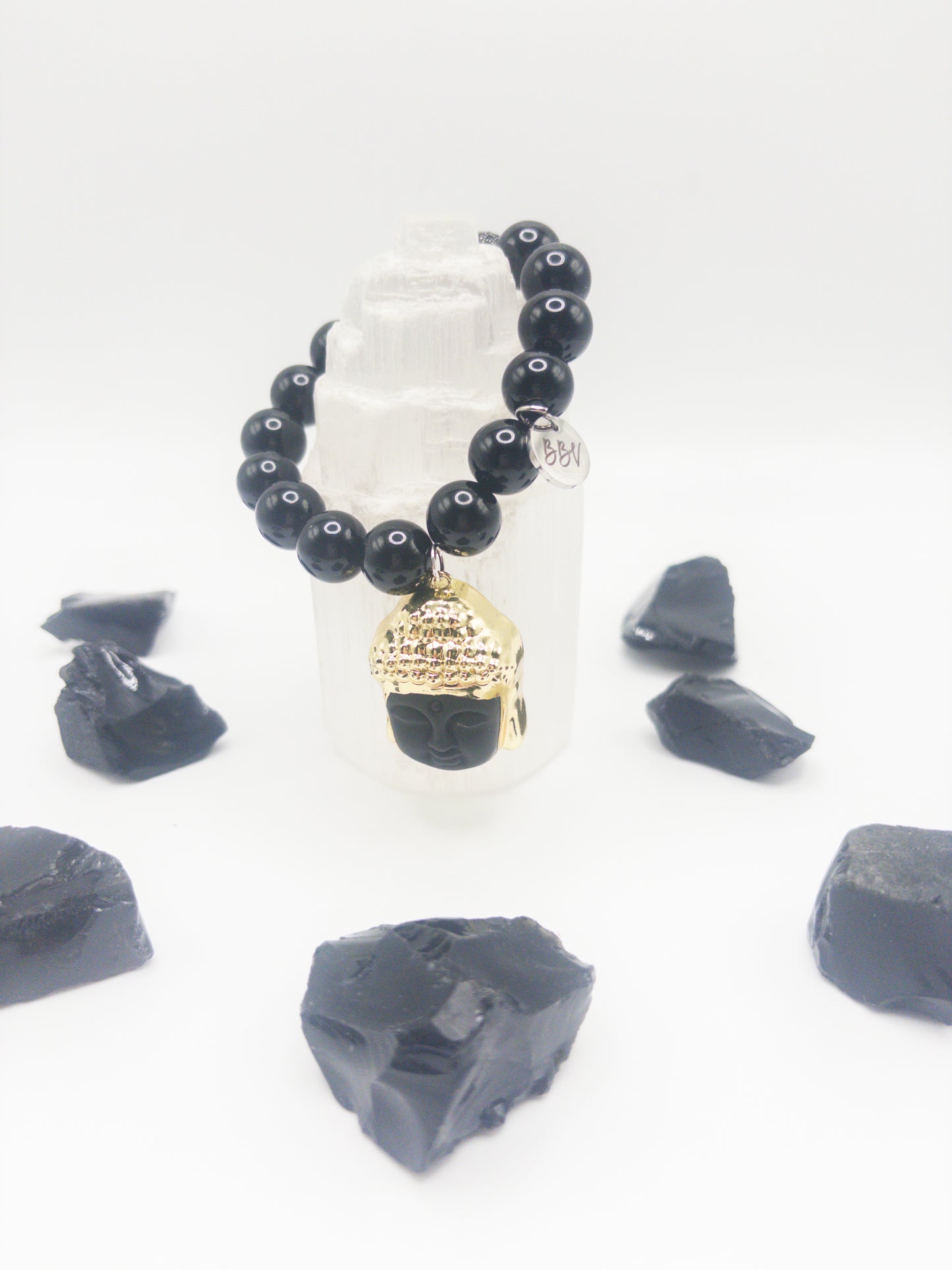 Black Tourmaline Crystal Bracelet