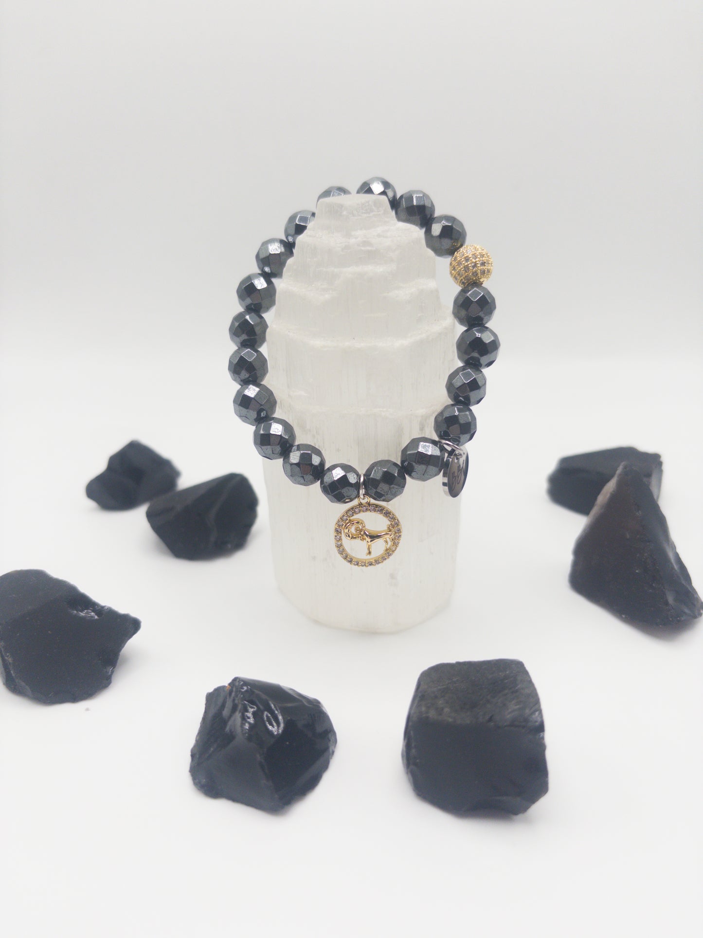 BBV Luxe Aries Zodiac Crystal Bracelet