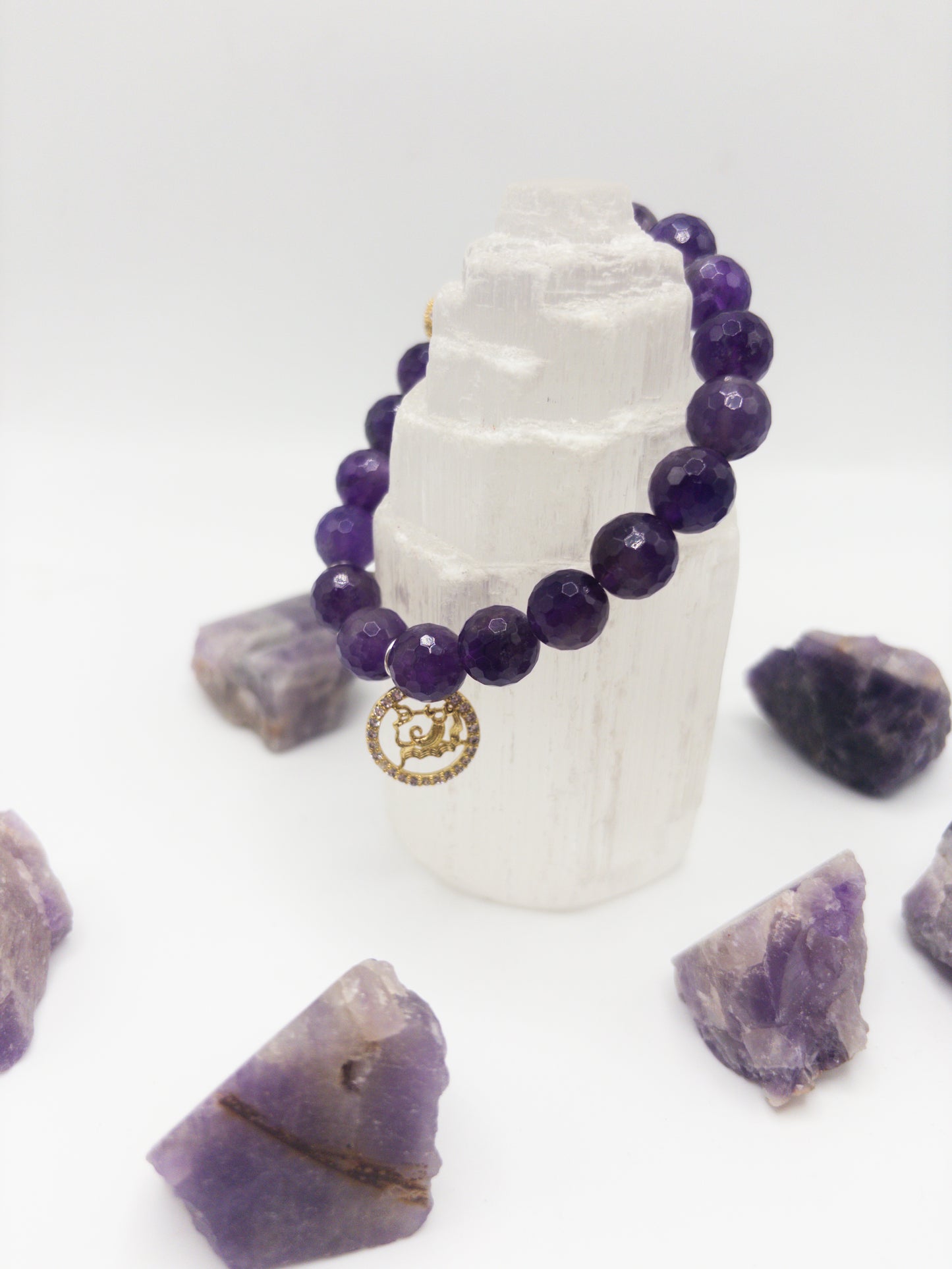 BBV Luxe Aquarius Zodiac Crystal Bracelet