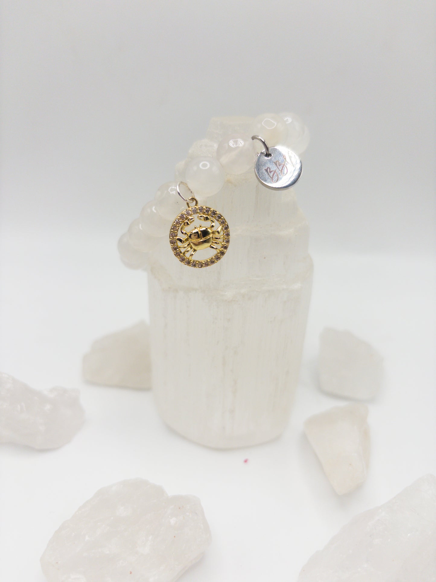 BBV Luxe Cancer Zodiac Crystal Bracelet
