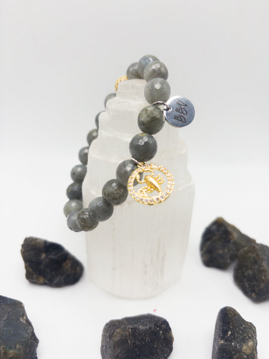BBV Luxe Scorpio Zodiac Crystal Bracelet