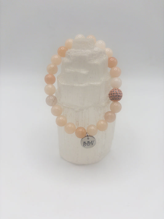 Pink Aventurine Crystal Stacker Bracelet