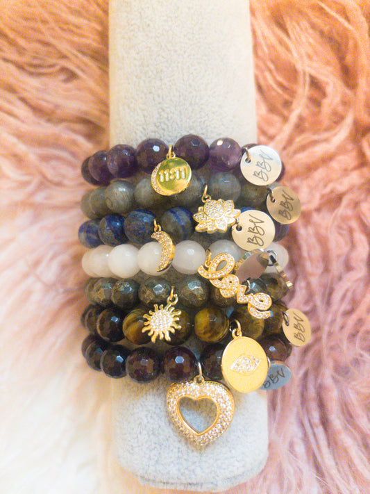 BBV Luxe Chakra Healing Crystal Bracelets