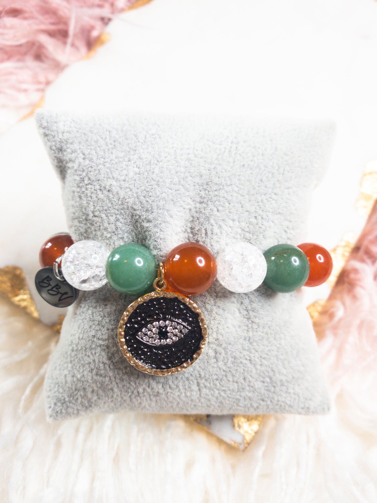 Cinco De Mayo Inspired Charm Crystal Bracelet
