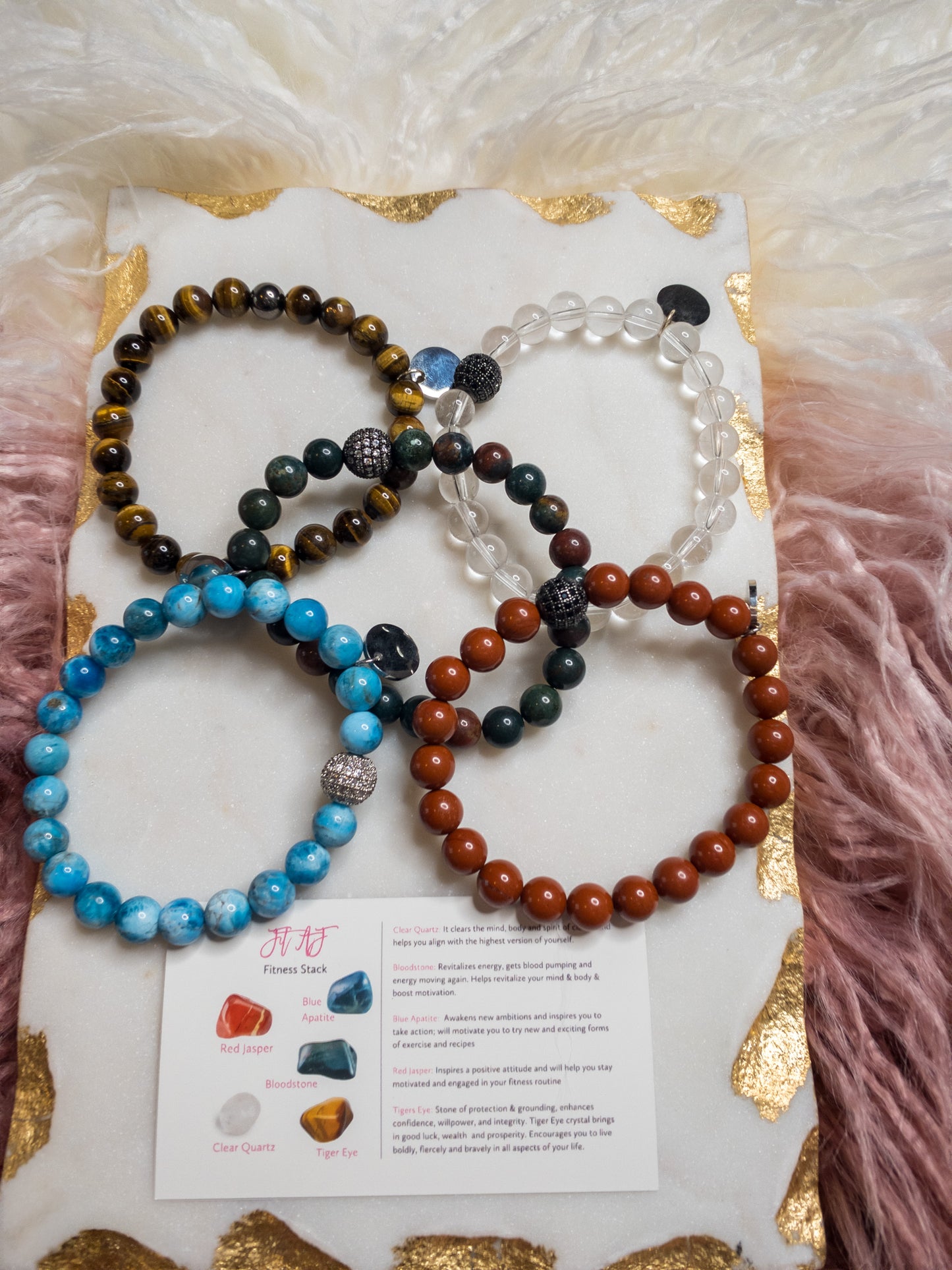 Fit AF Crystal Bracelet Set