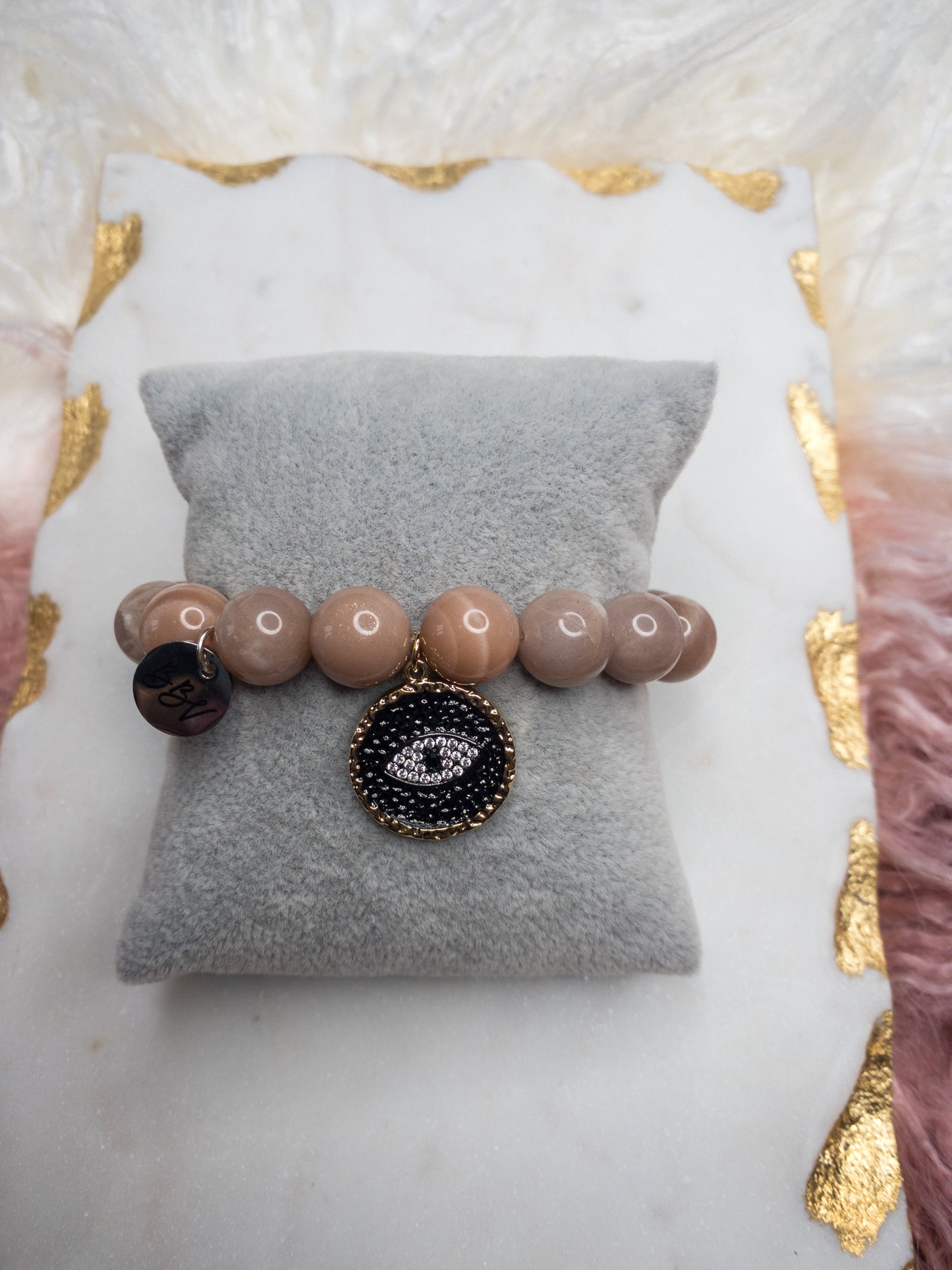 Sunstone Crystal Bracelet