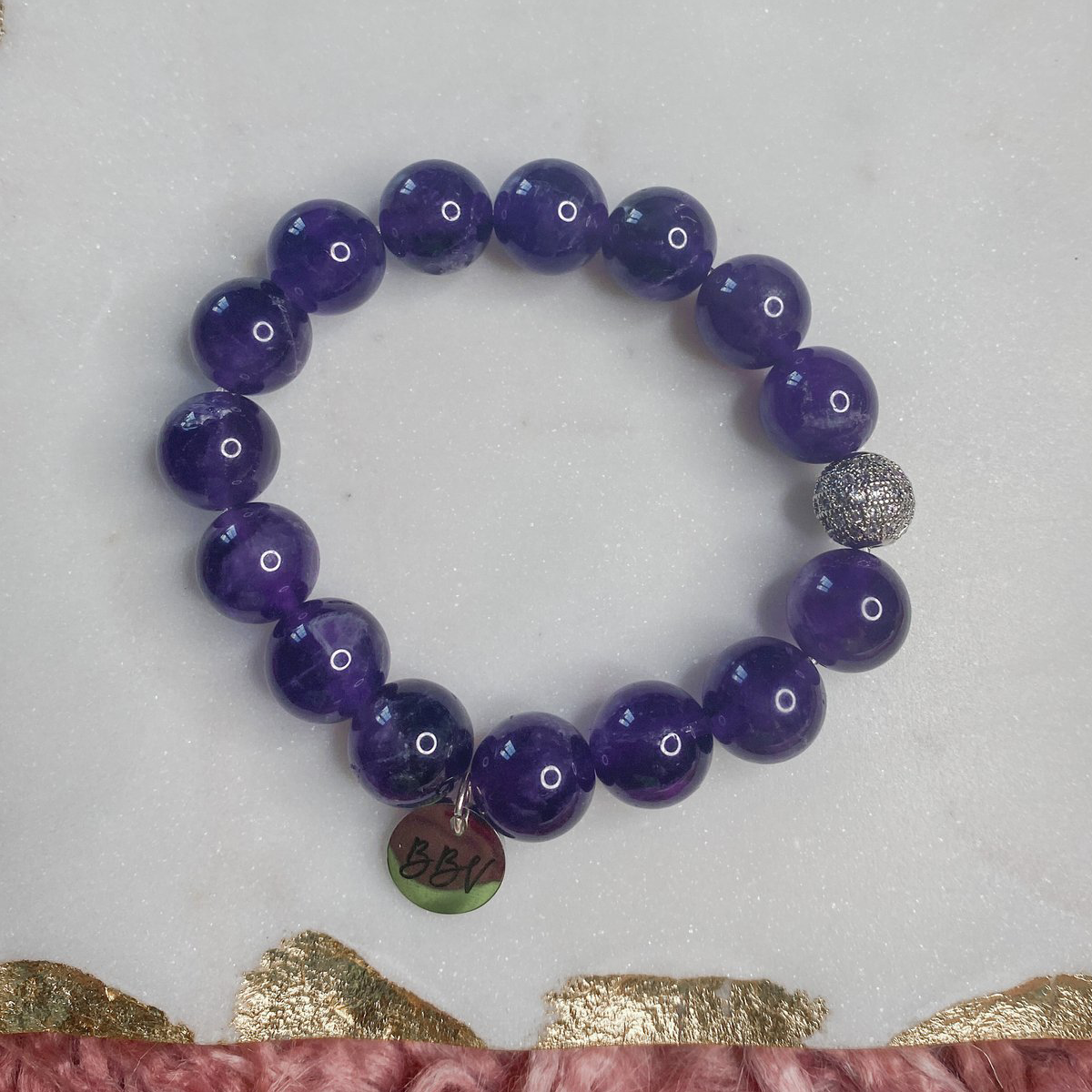 Amethyst Crystal Bracelet