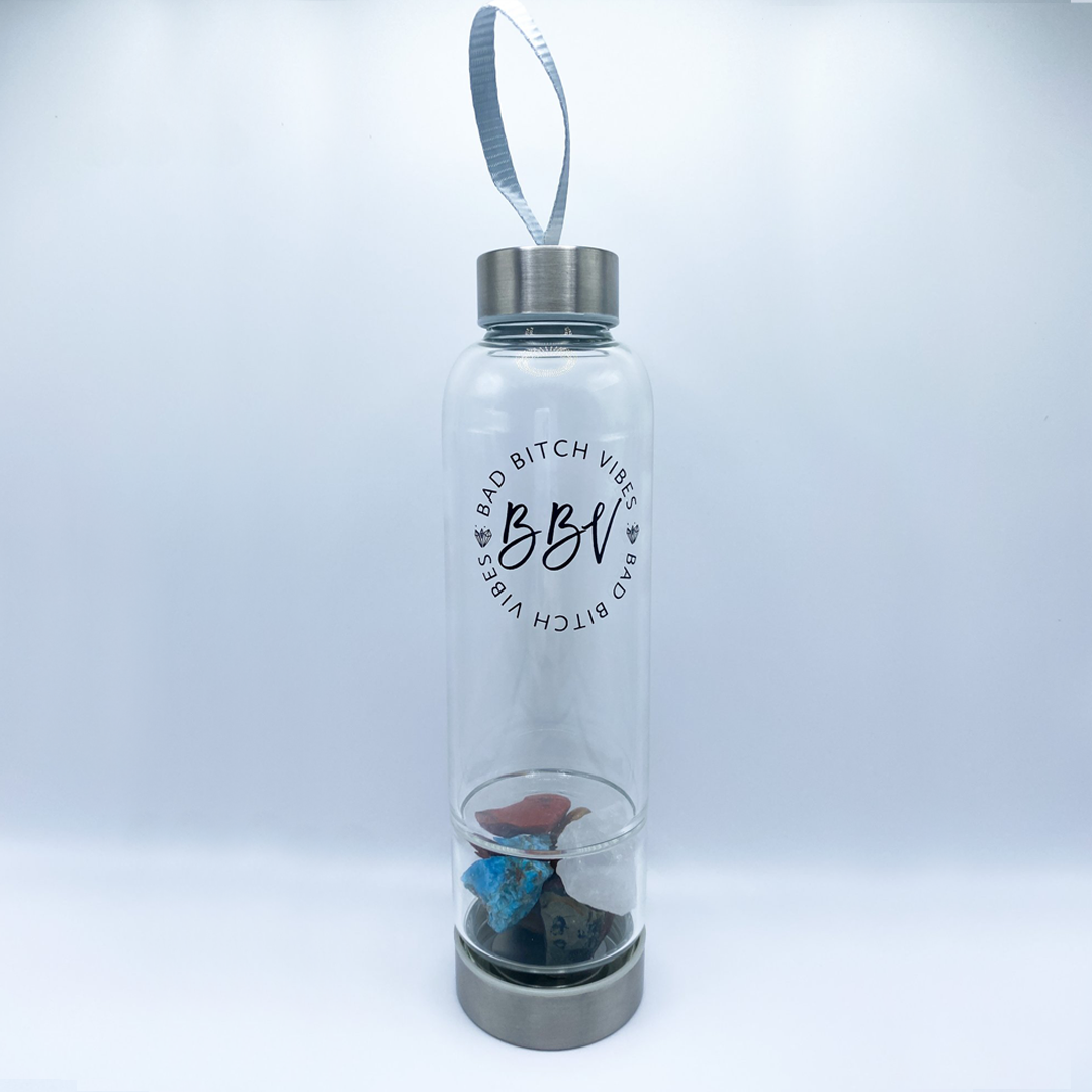 Fit AF Crystal Infused Water Bottle