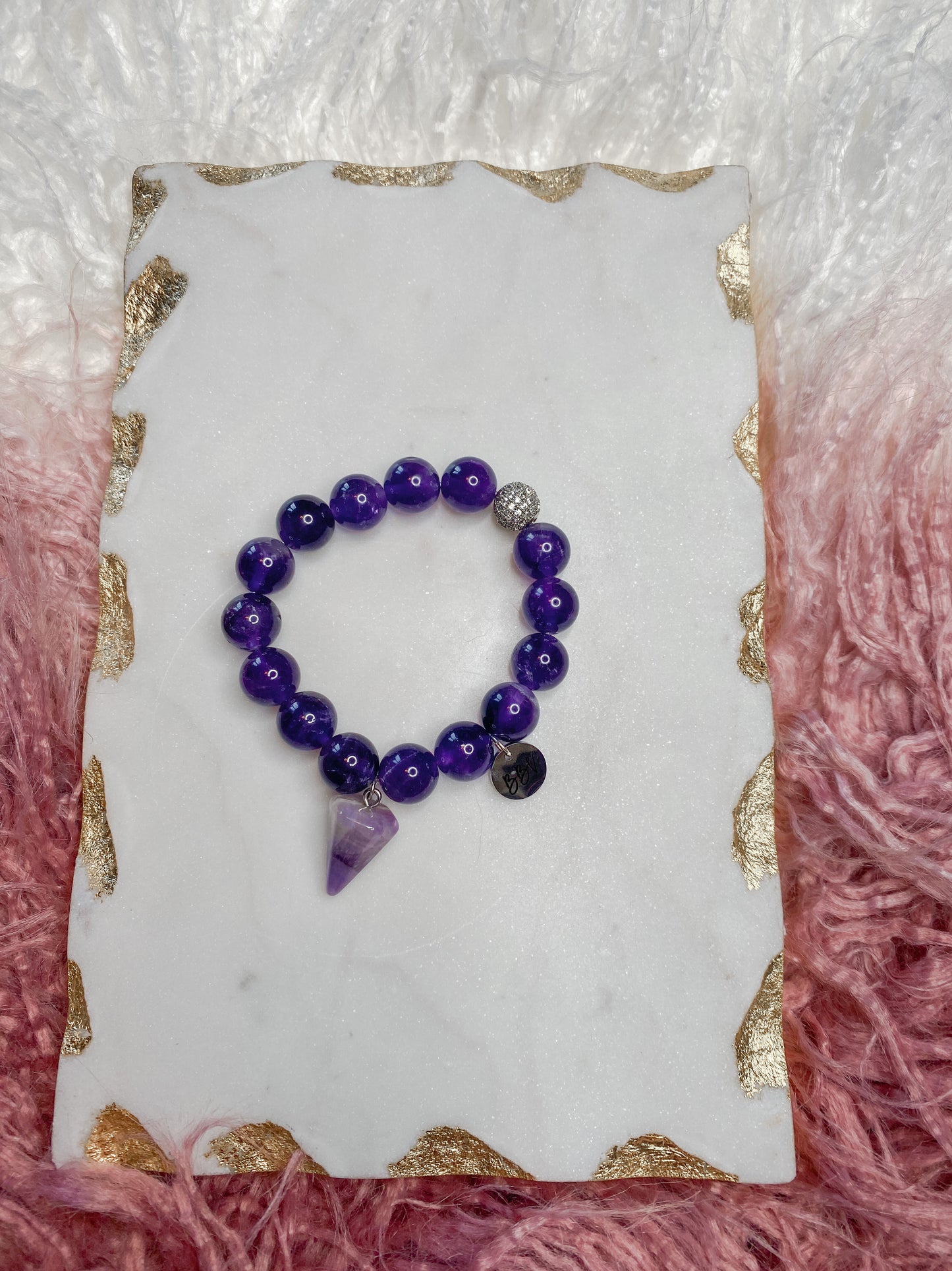 Amethyst Crystal Bracelet