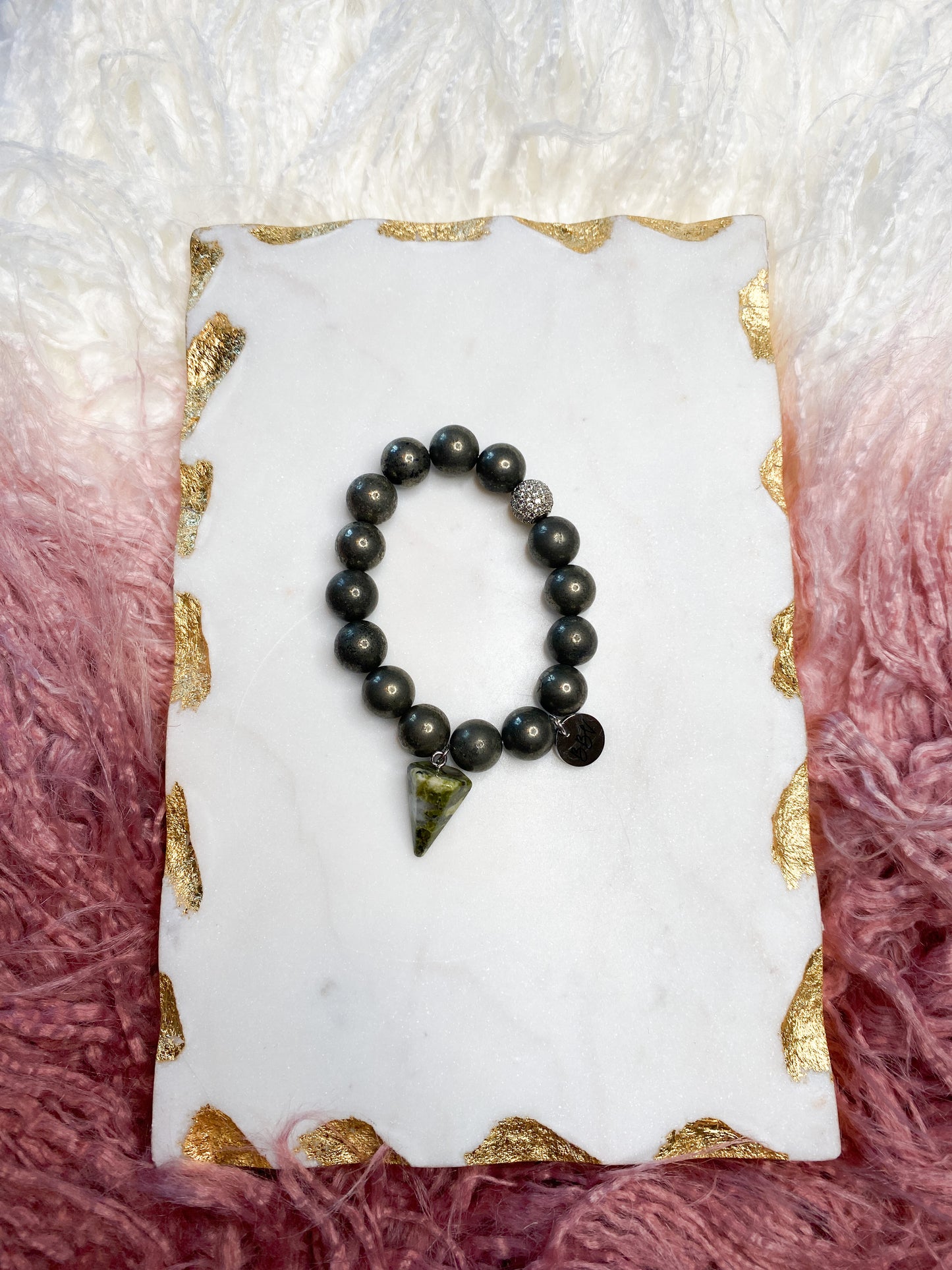 Pyrite Crystal Bracelet