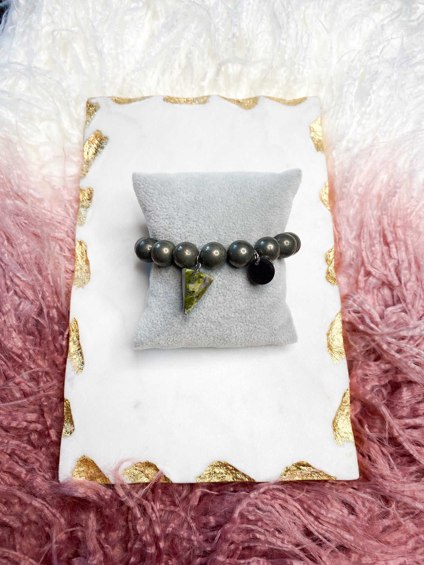 Pyrite Crystal Bracelet