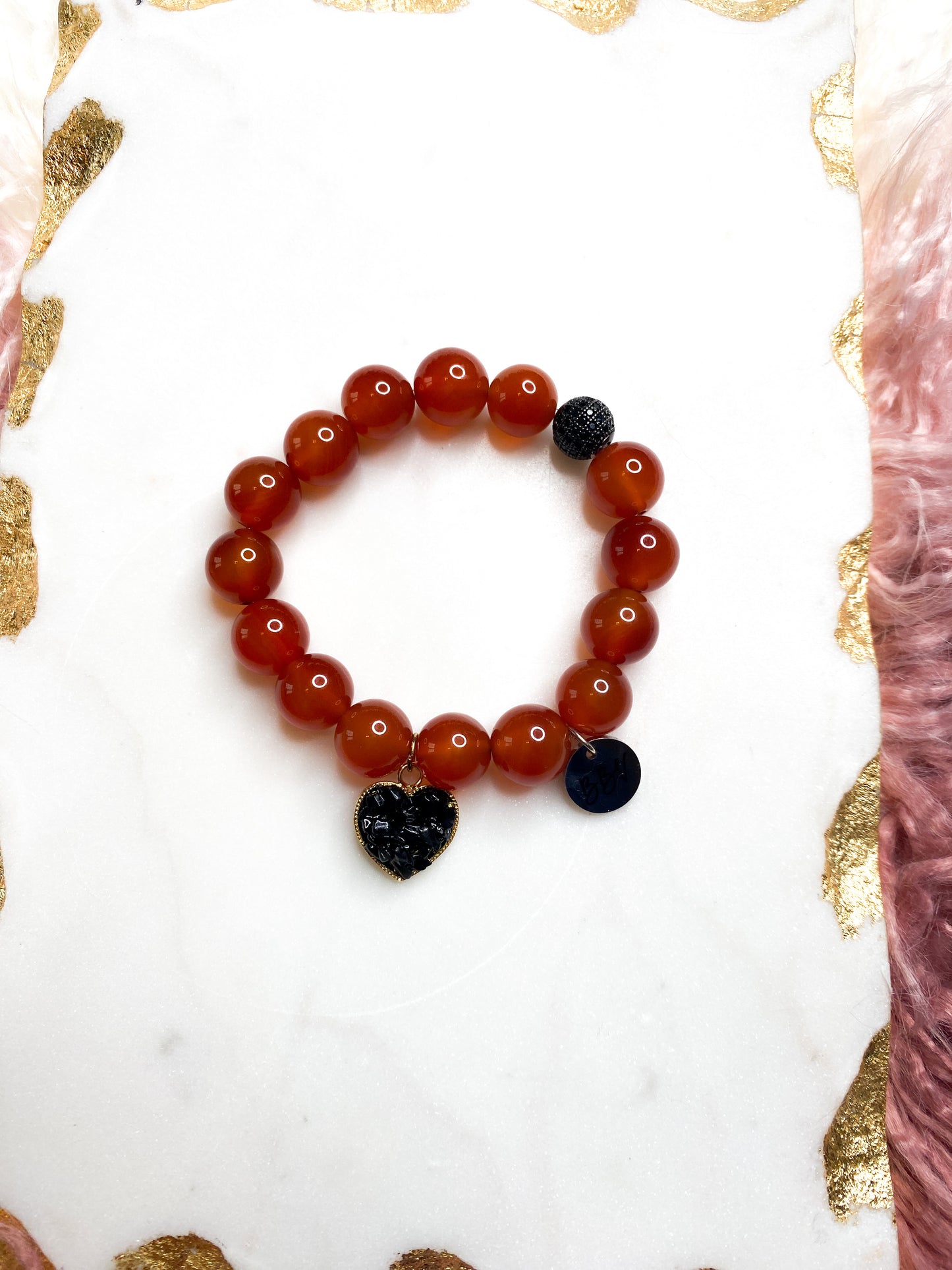 Carnelian Crystal Bracelet