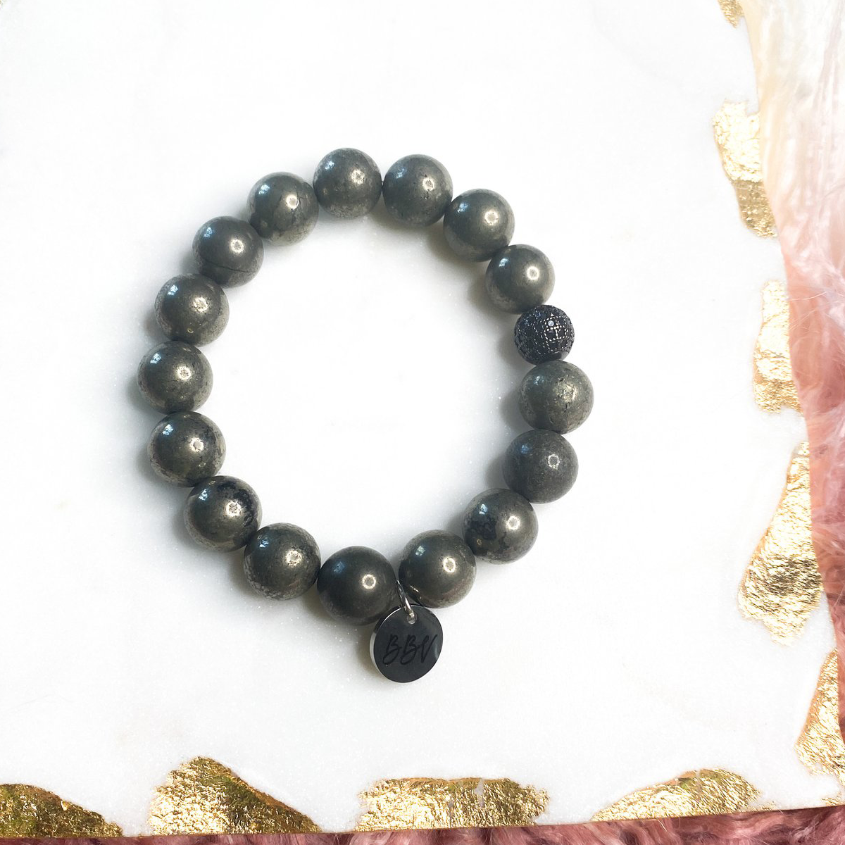 Pyrite Crystal Bracelet