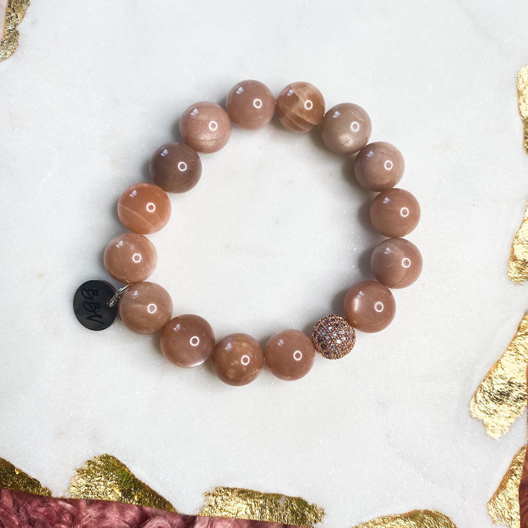 Sunstone Crystal Bracelet