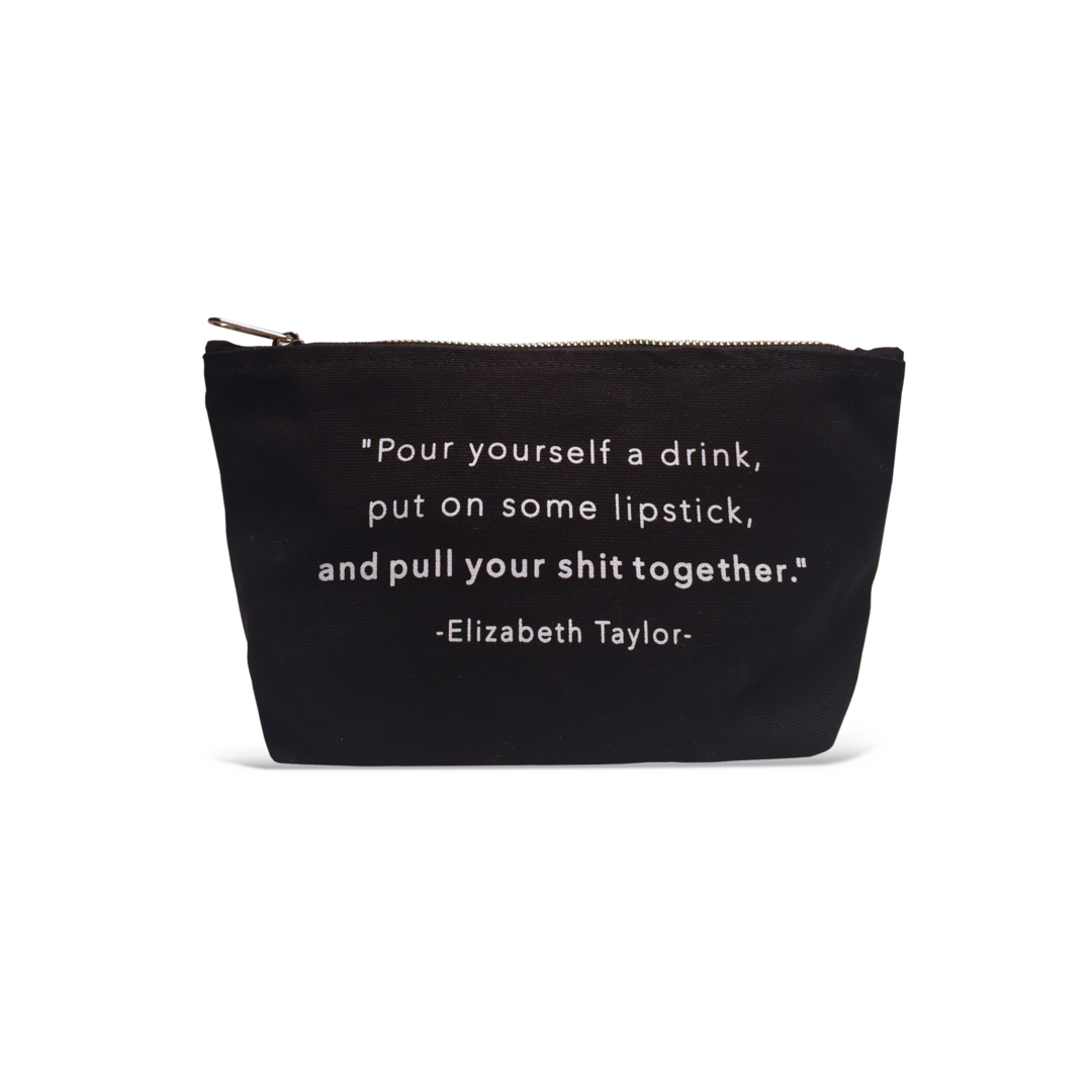 Pull Your Sh*t Together Black Pouch