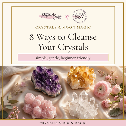 8 Ways to Cleanse Your Crystals — Crystals & Moon Magic