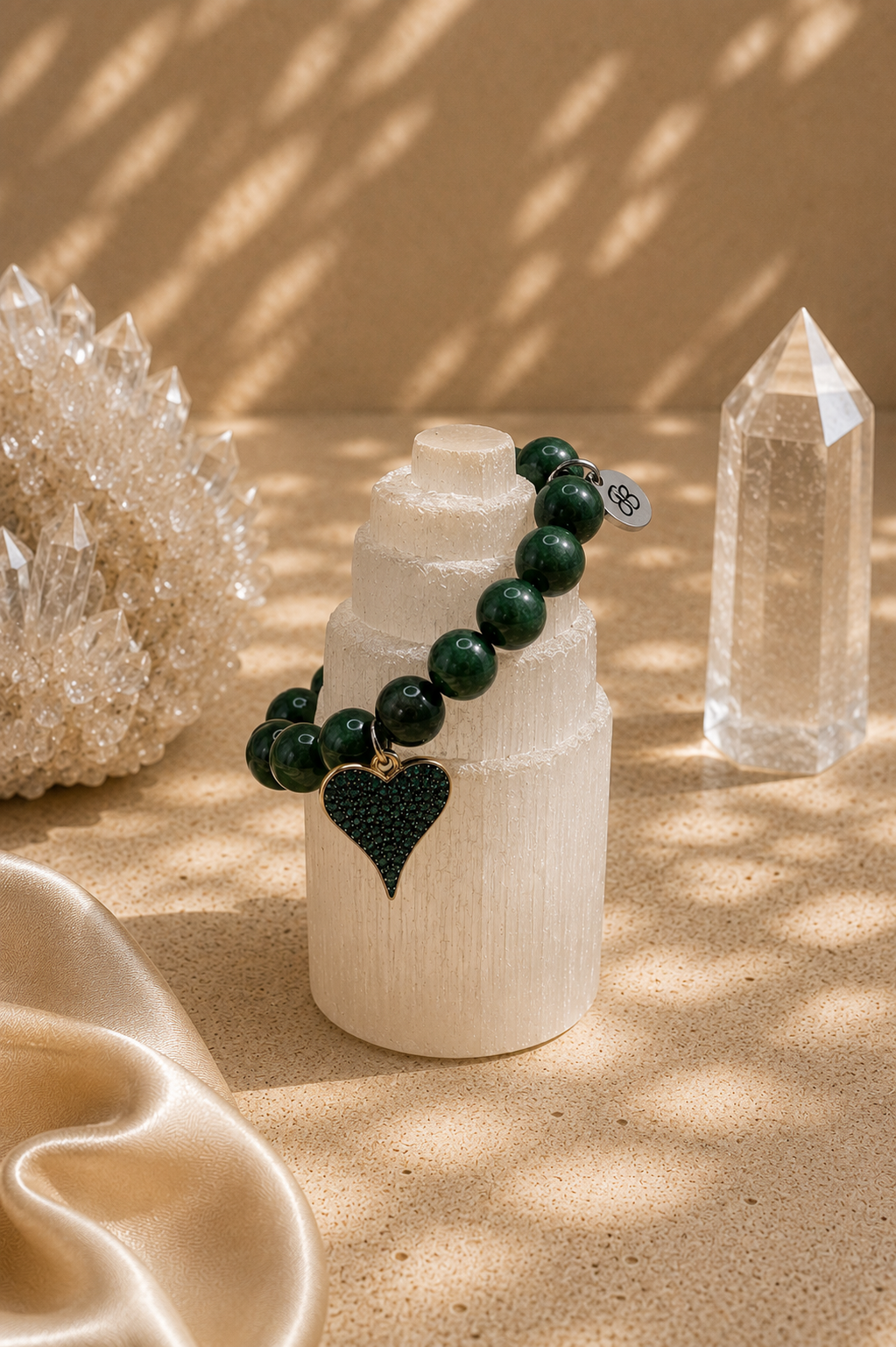 Green Jade Crystal Bracelet