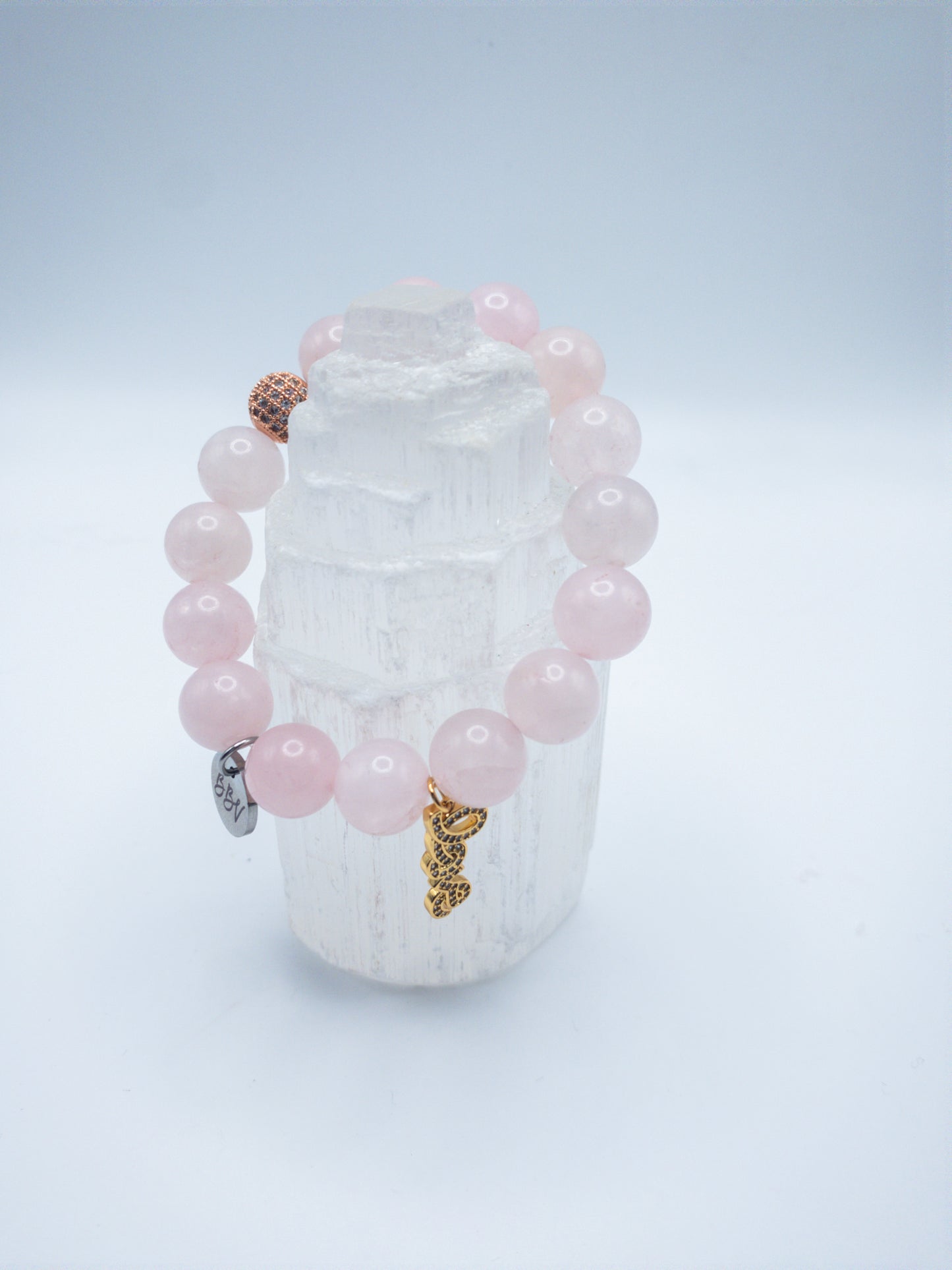 Rose Quartz Crystal Love Bracelet