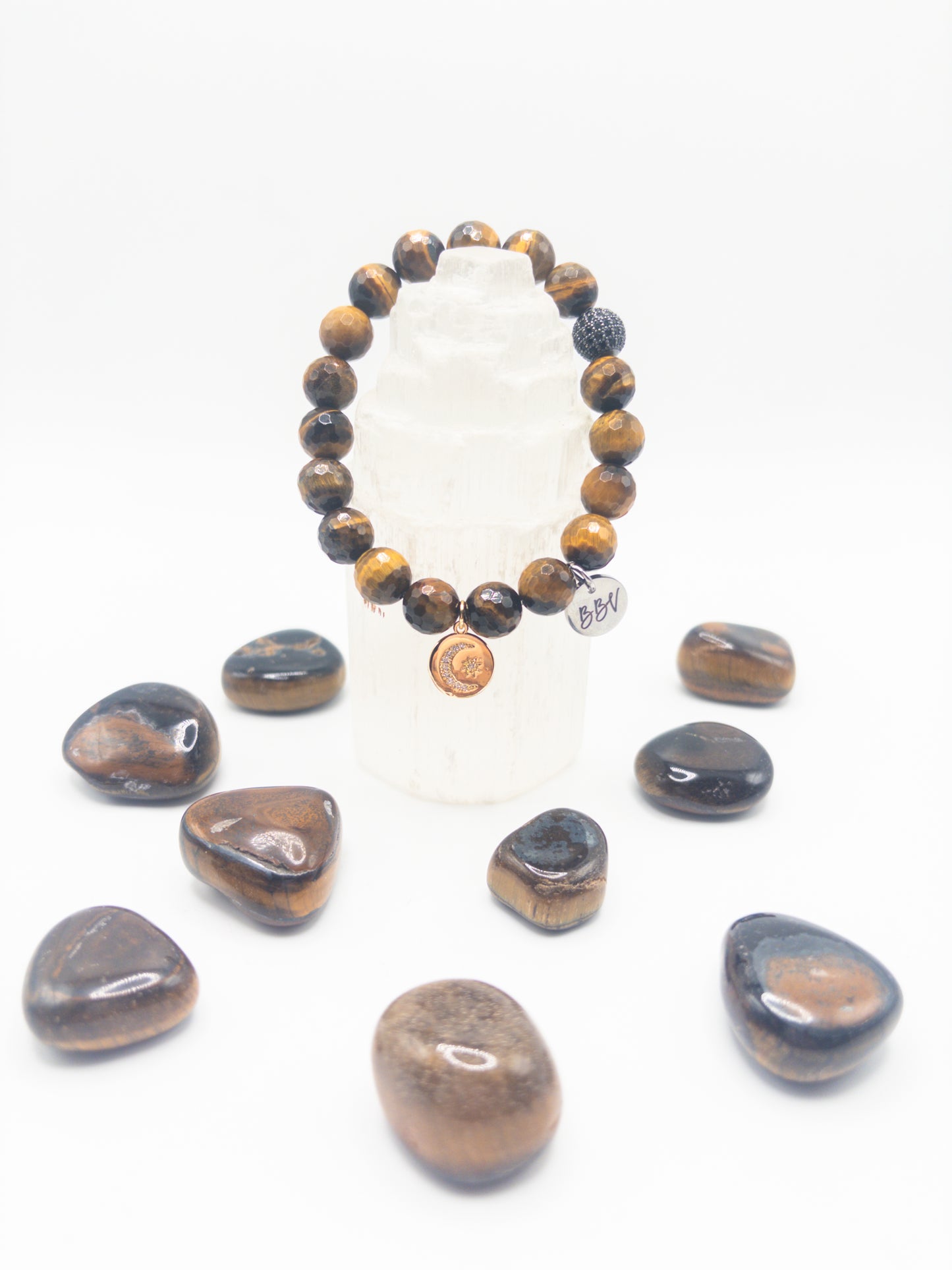 BBV Luxe Tiger Eye Faceted Bracelet