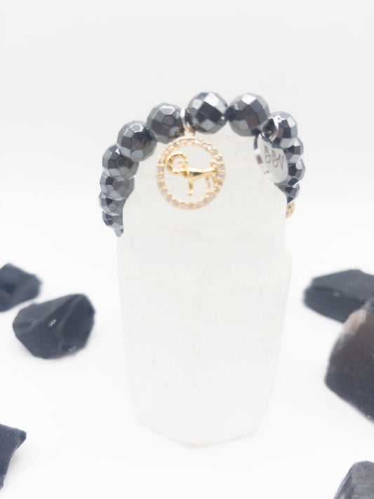 BBV Luxe Aries Zodiac Crystal Bracelet