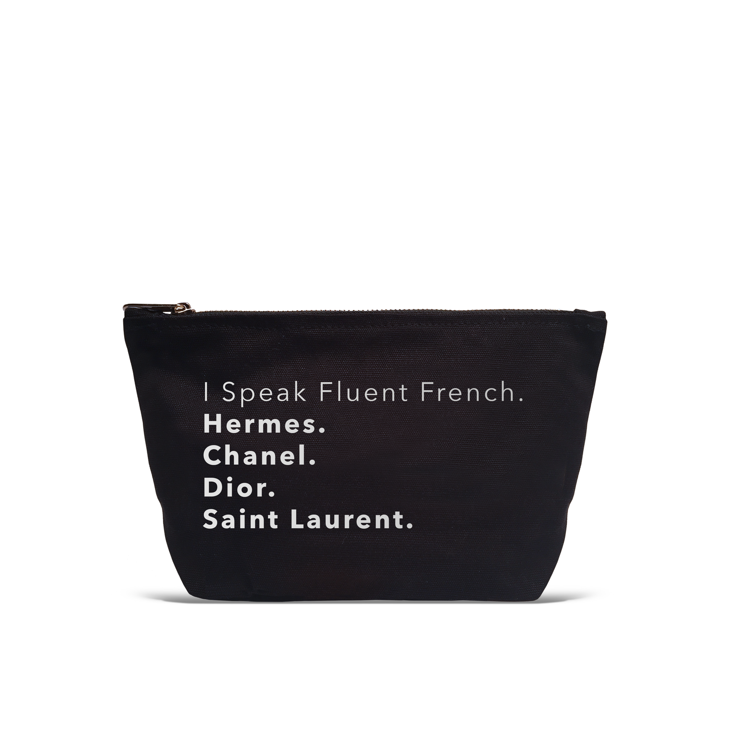 Fluent French Black Pouch